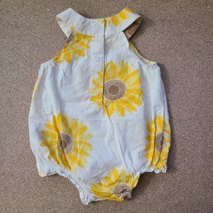 Carter's Sunflower Ruffled Romper